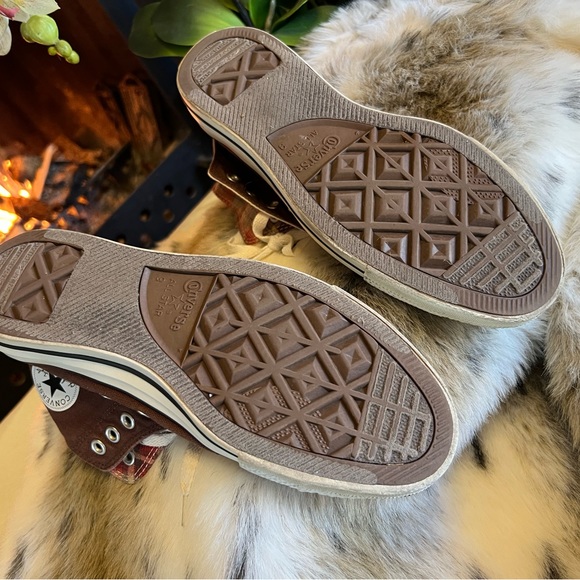 Converse unisex Chuck Taylor plaid high tops - Picture 4 of 10